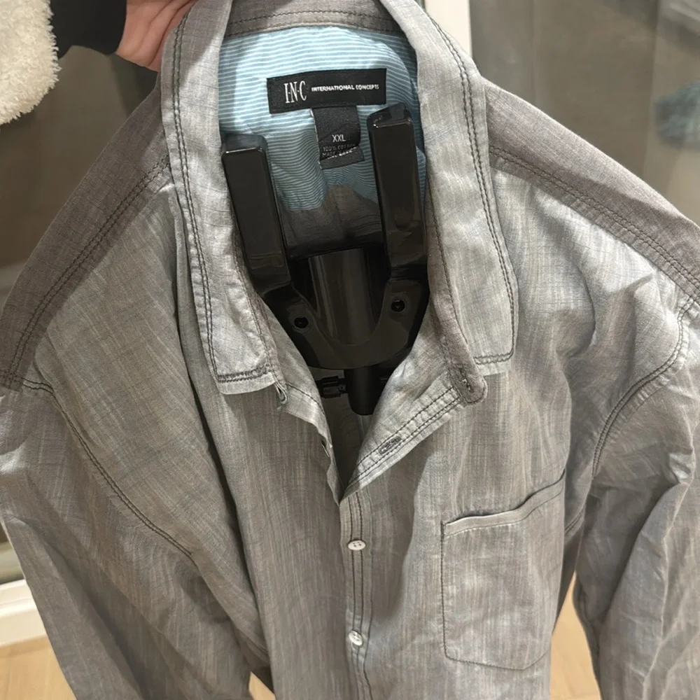 Grey button down bundle - Picture 6 of 7